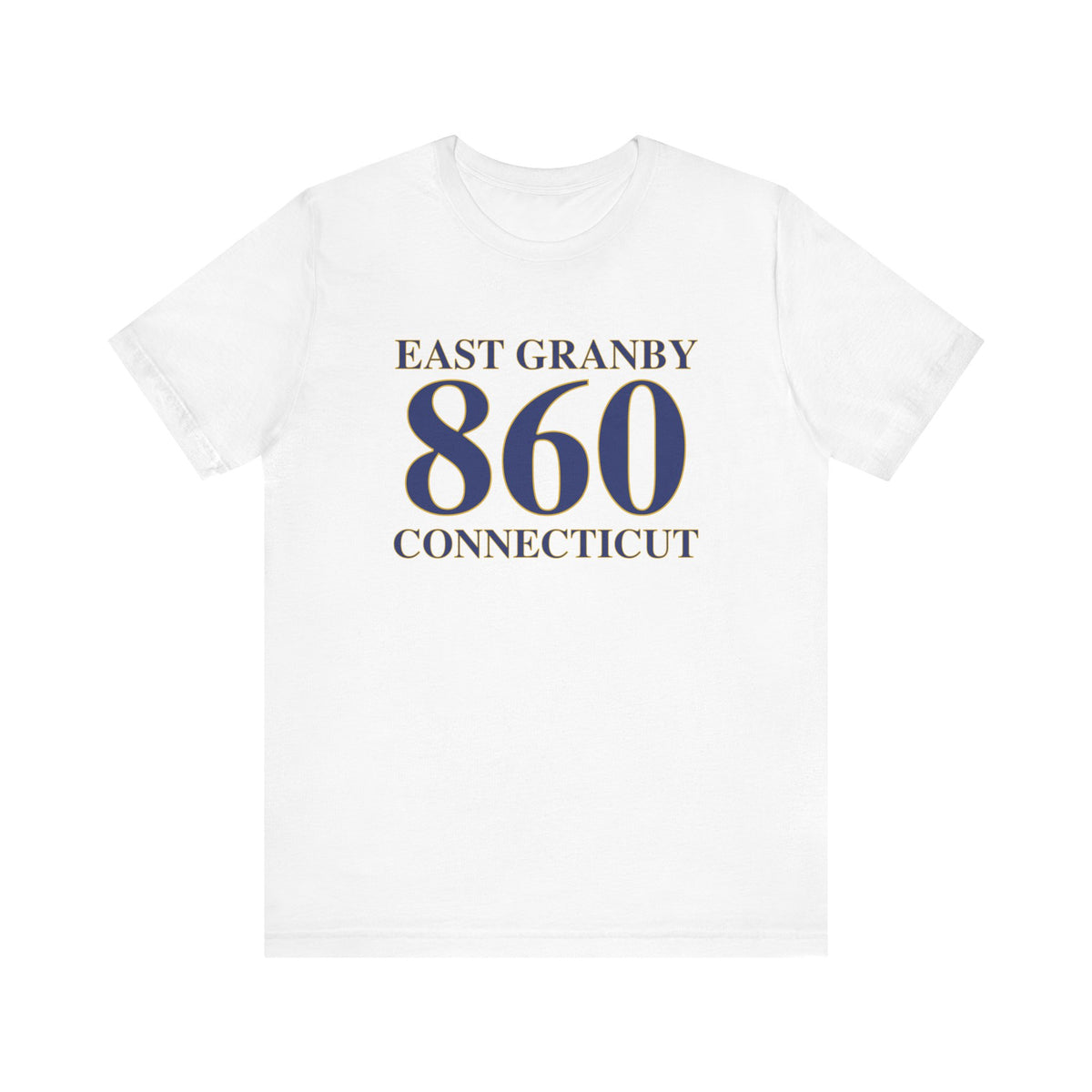 East Granby 860 Connecticut Unisex Jersey Short Sleeve T-Shirt
