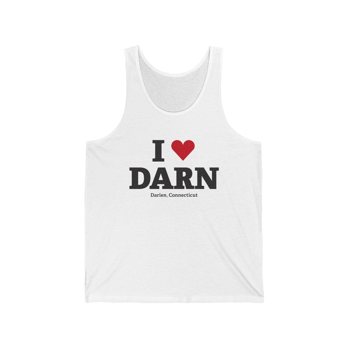 I Heart DARN Unisex Jersey Tank Top