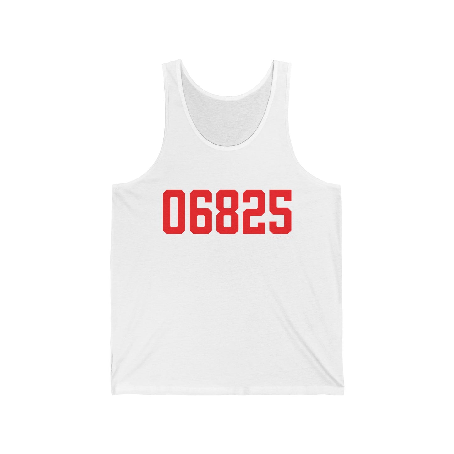 06825 Fairfield Connecticut Zip Code Unisex Jersey Tank Top