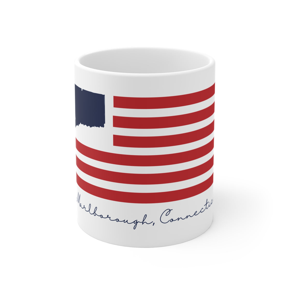 Marlborough Connecticut Flag Mug 11oz
