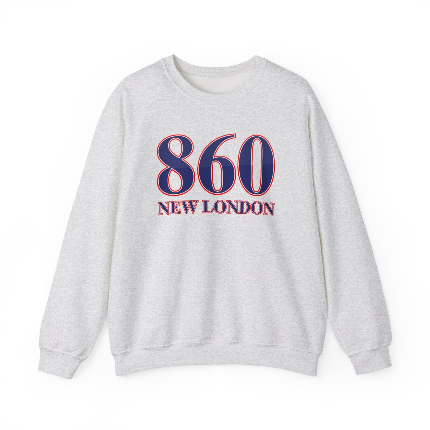 860 New London Red White & Blue Unisex Heavy Blend™ Crewneck Sweatshirt