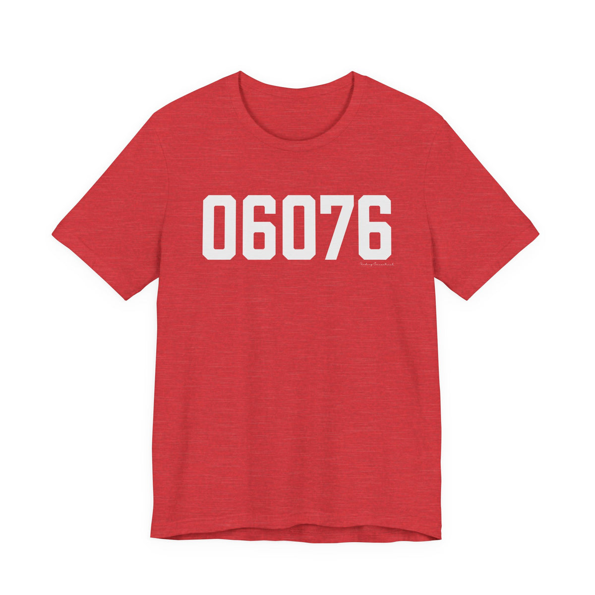 06076 Union CT Zip Code Unisex Jersey Short Sleeve T-Shirt