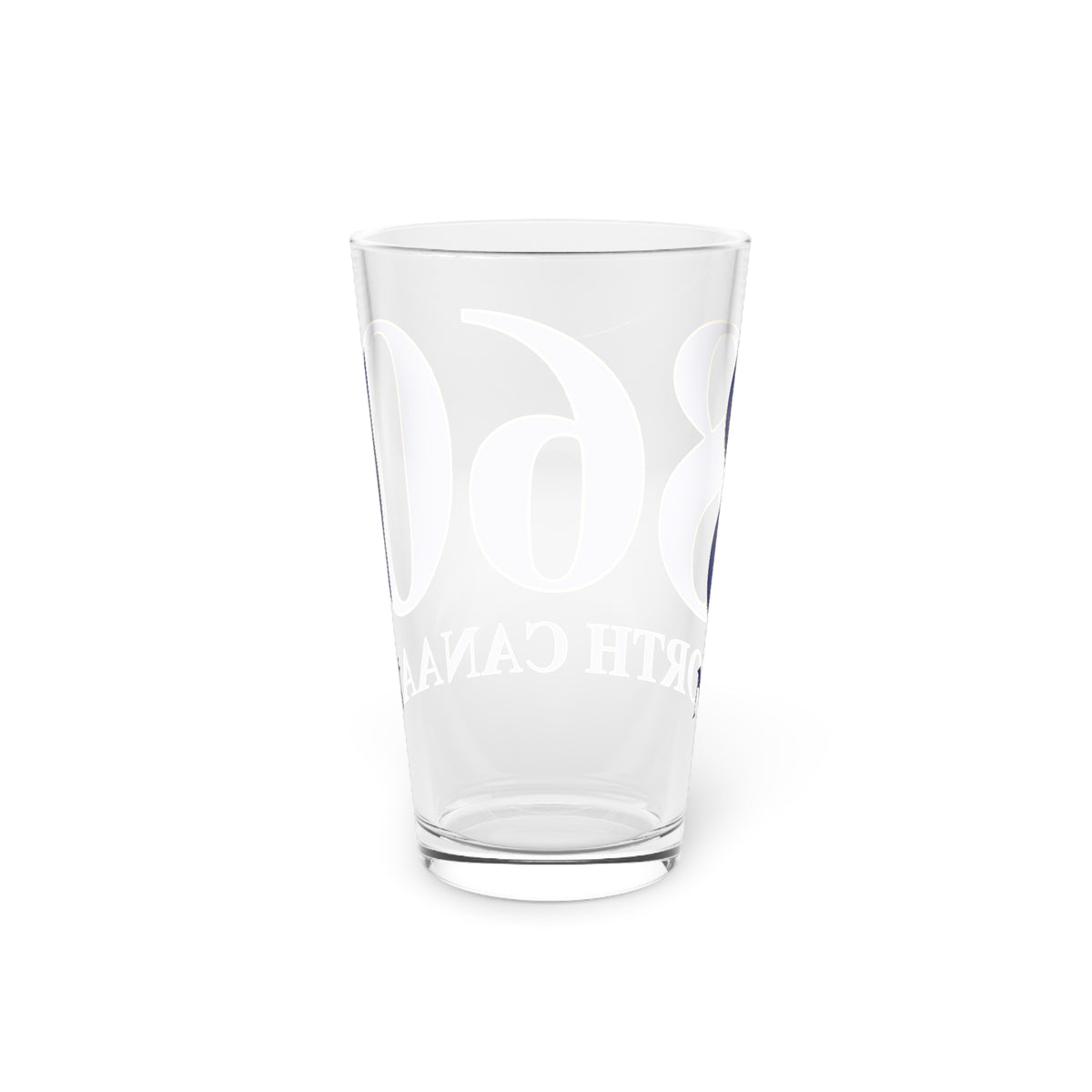 860 North Canaan Pint Glass, 16oz