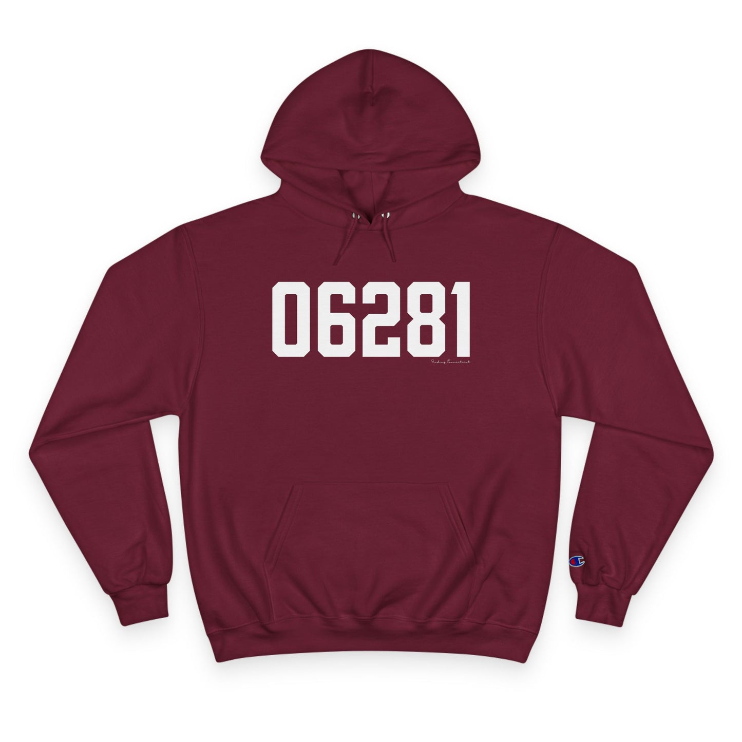06281 Woodstock CT Zip Code Champion Hoodie