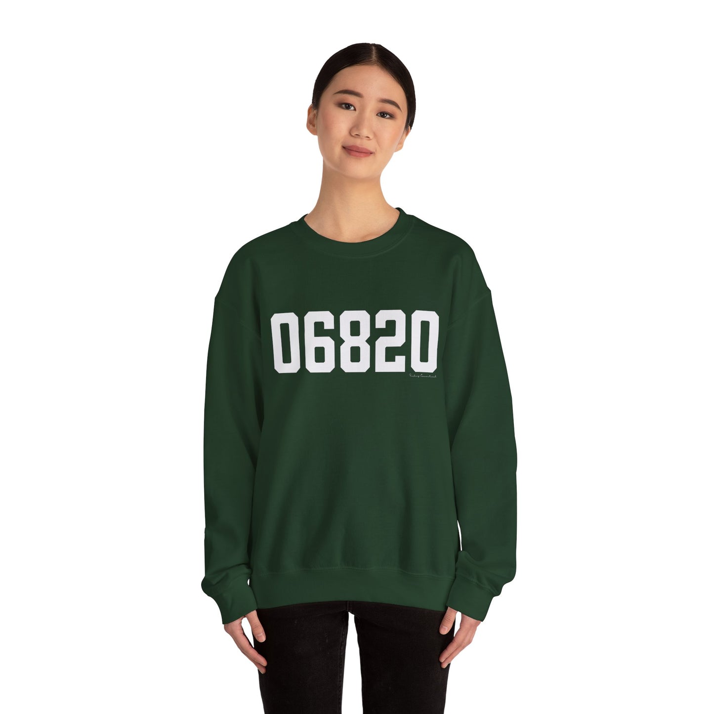 06820 - Darien CT Zip Code Unisex Heavy Blend™ Crewneck Sweatshirt