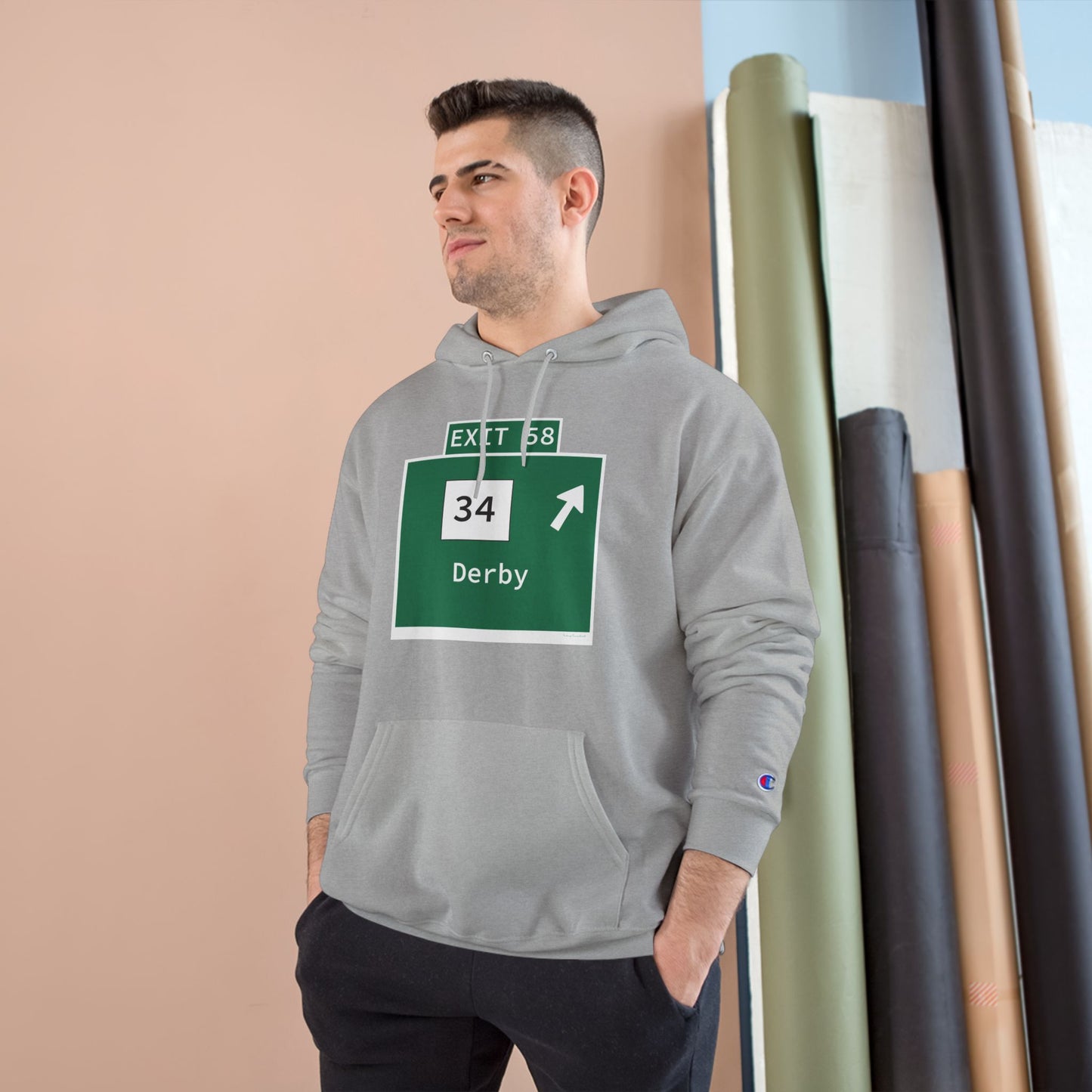 Vintage WCP Exit 58 Sign Champion Hoodie