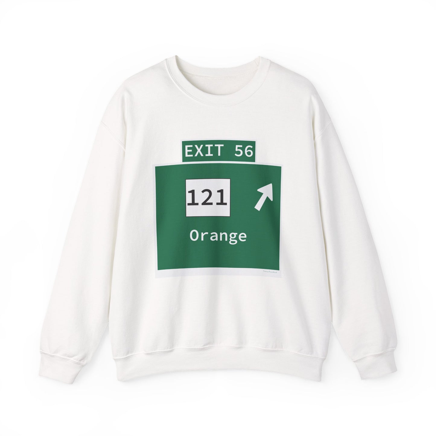 Vintage WCP Exit 56 Sign Unisex Heavy Blend™ Crewneck Sweatshirt