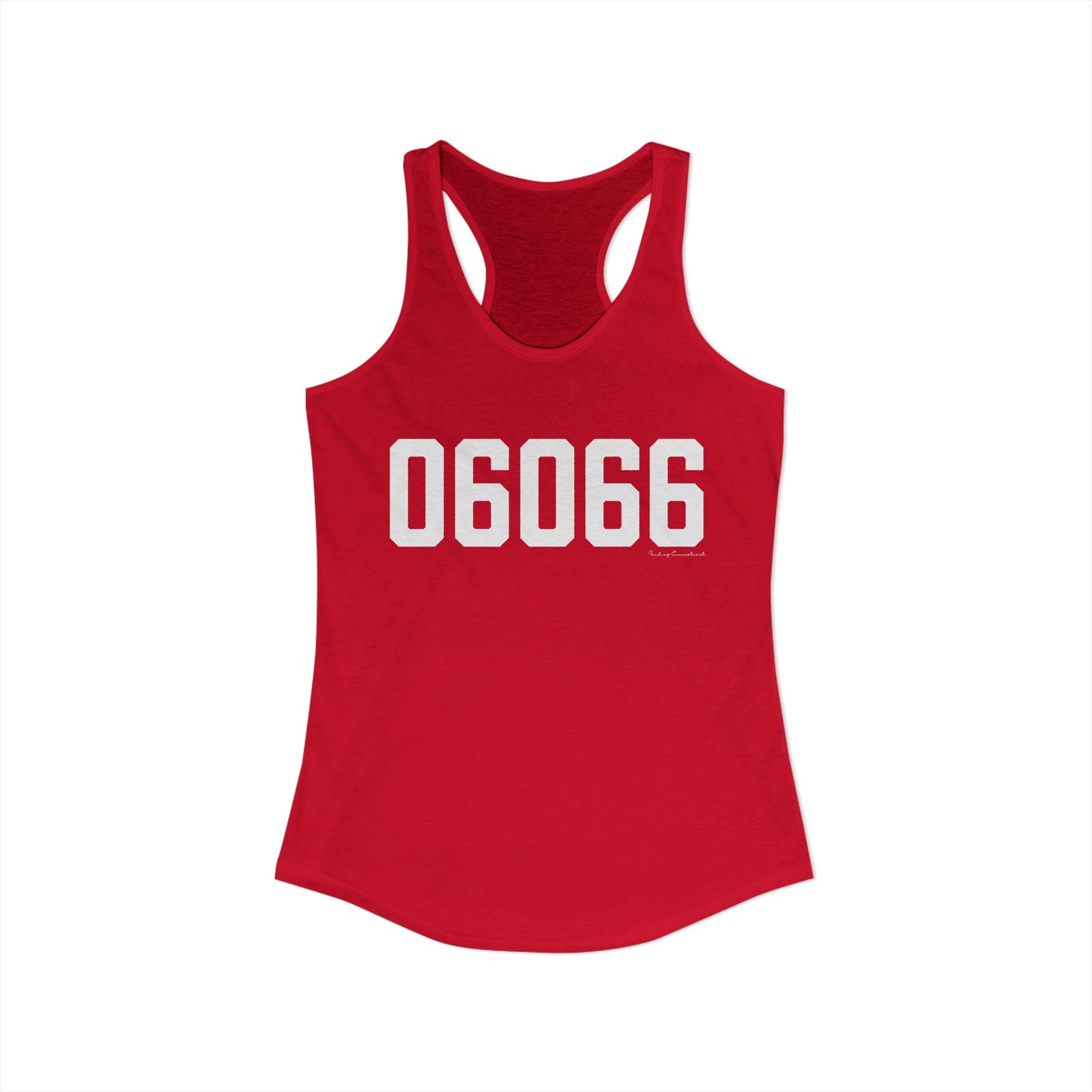 06066 Vernon CT Zip Code Women's Ideal Racerback Tank Top