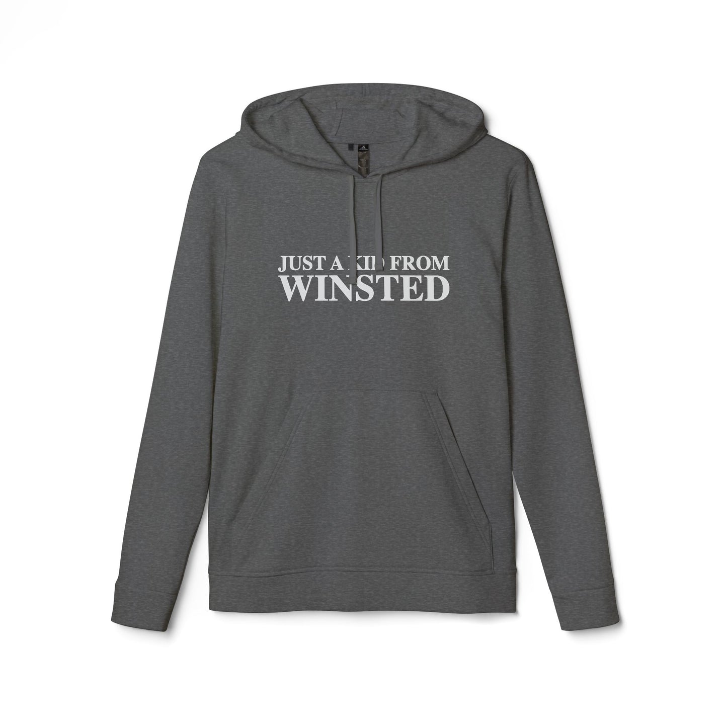 Just a kid from Winsted adidas Unisex Fleece Hoodie