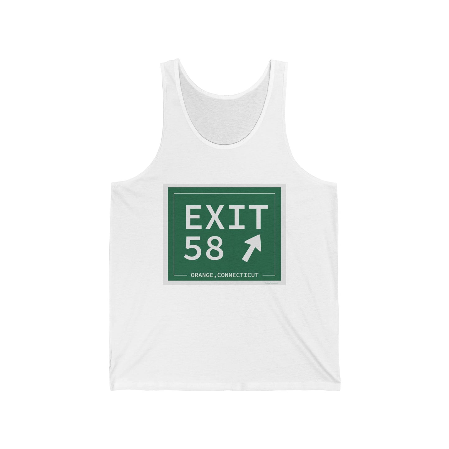 Vintage Exit 58 WCP Sign Unisex Jersey Tank Top