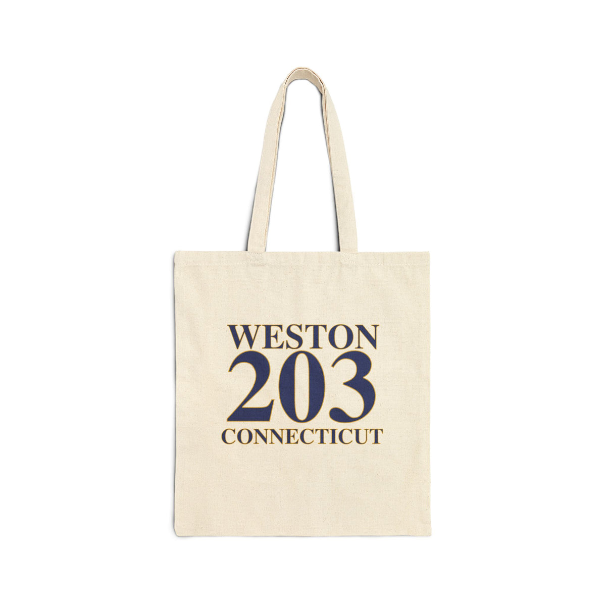 Weston 203 Connecticut Cotton Canvas Tote Bag