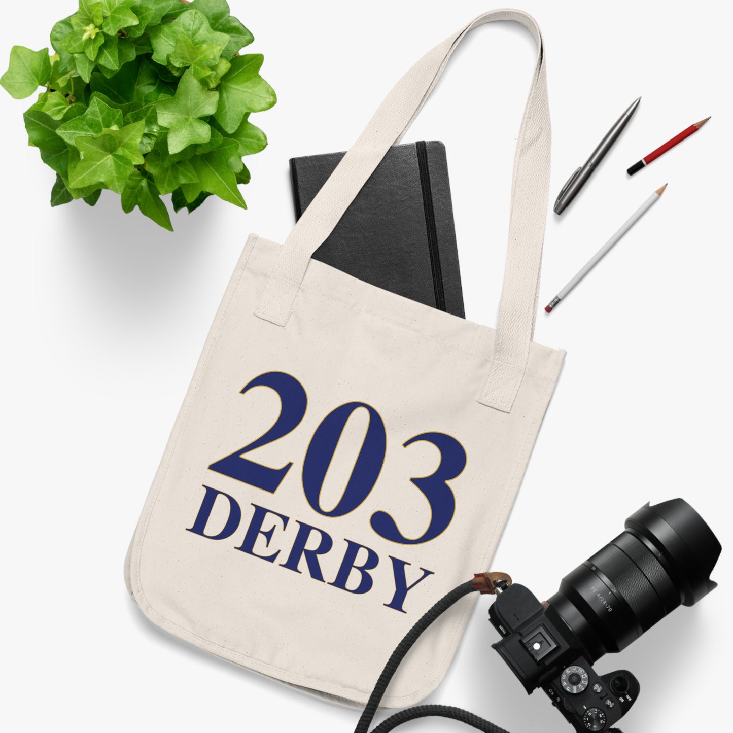 203 Derby Organic Canvas Tote Bag