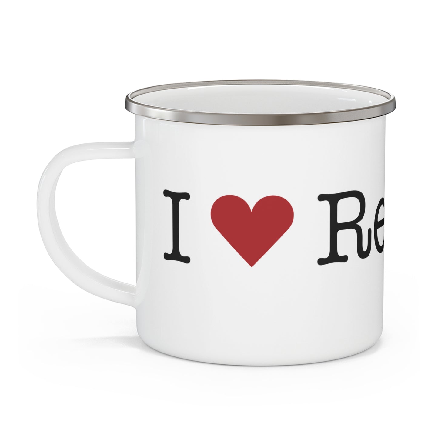 I Heart Redding. Enamel Camping Mug