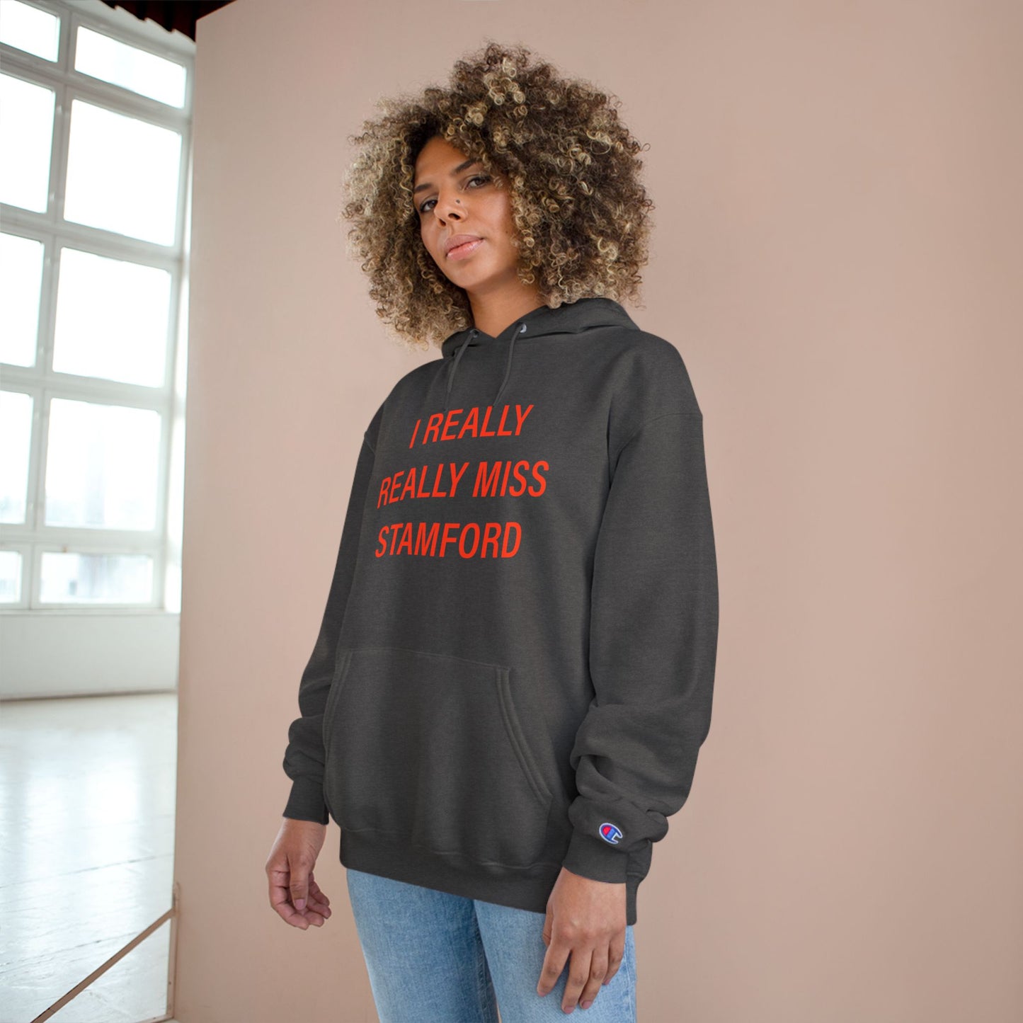 I Really Really Miss Stamford Champion Hoodie