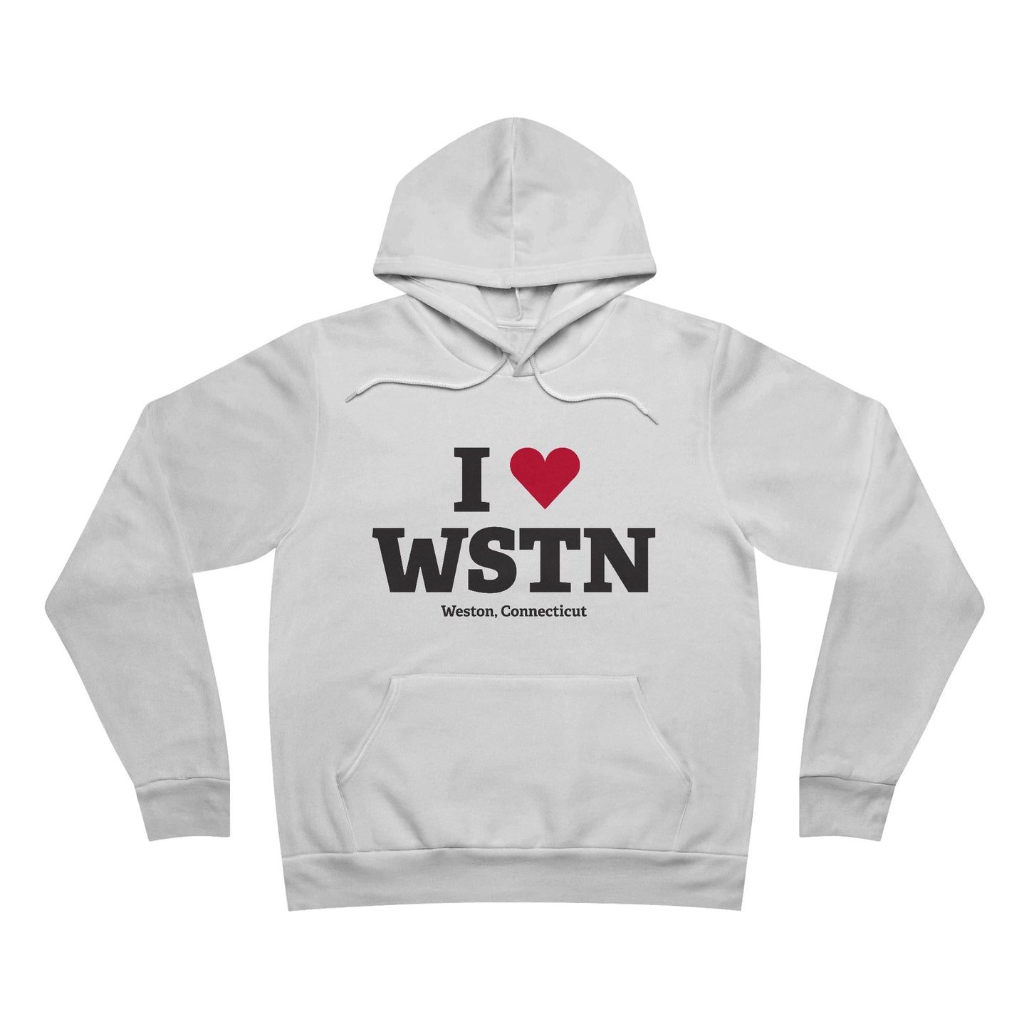 I Heart WSTN Unisex Sponge Fleece Pullover Hoodie