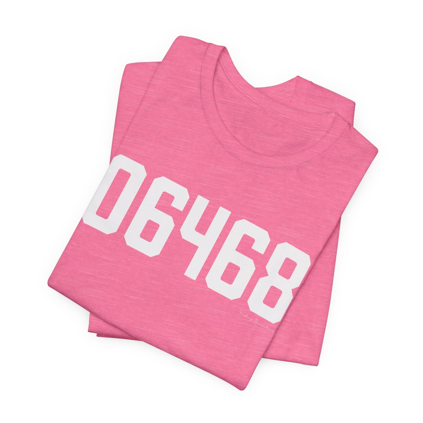06468 Monroe Connecticut Zip Code Unisex Jersey Short Sleeve T-Shirt
