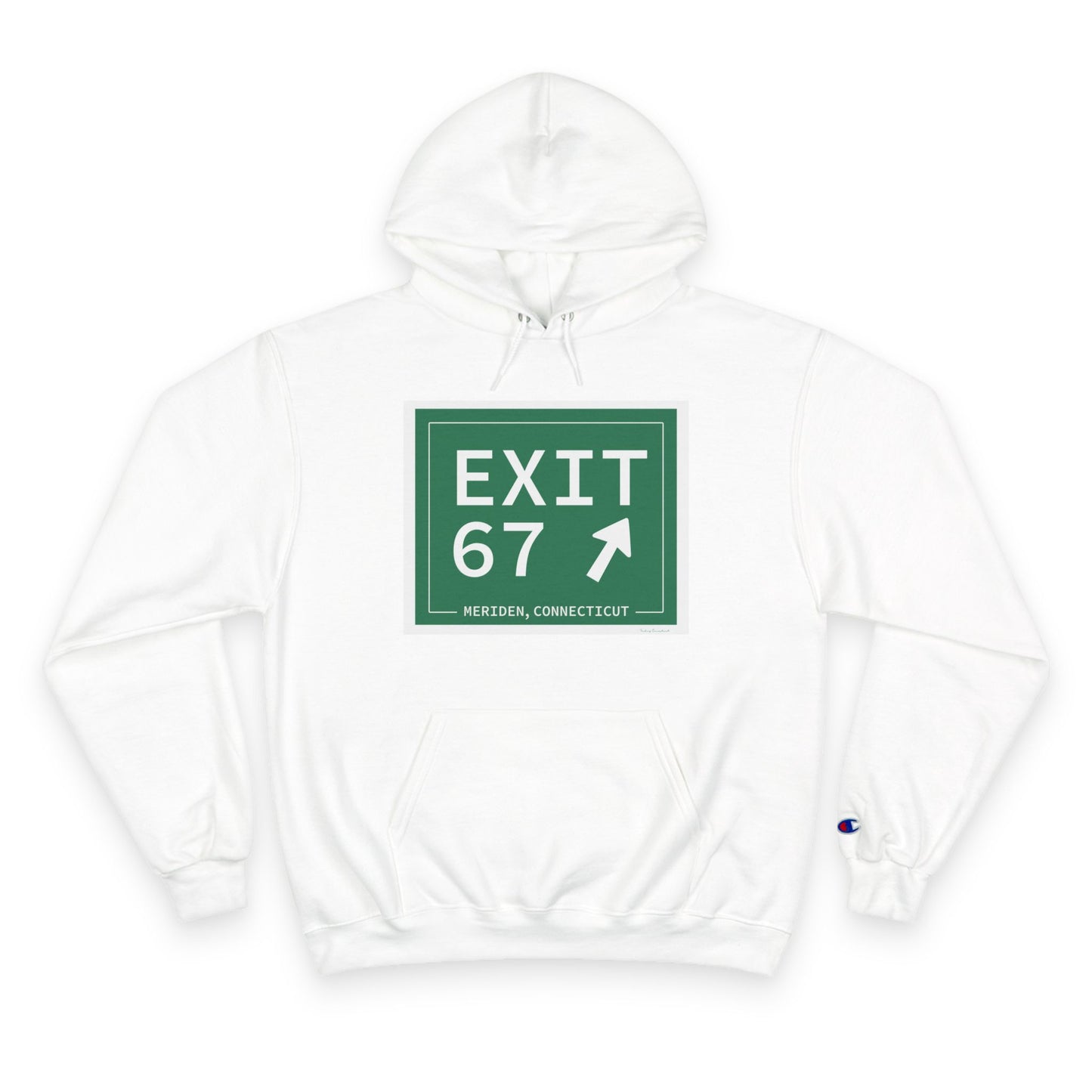 Vintage Exit 67 WCP Sign Champion Hoodie