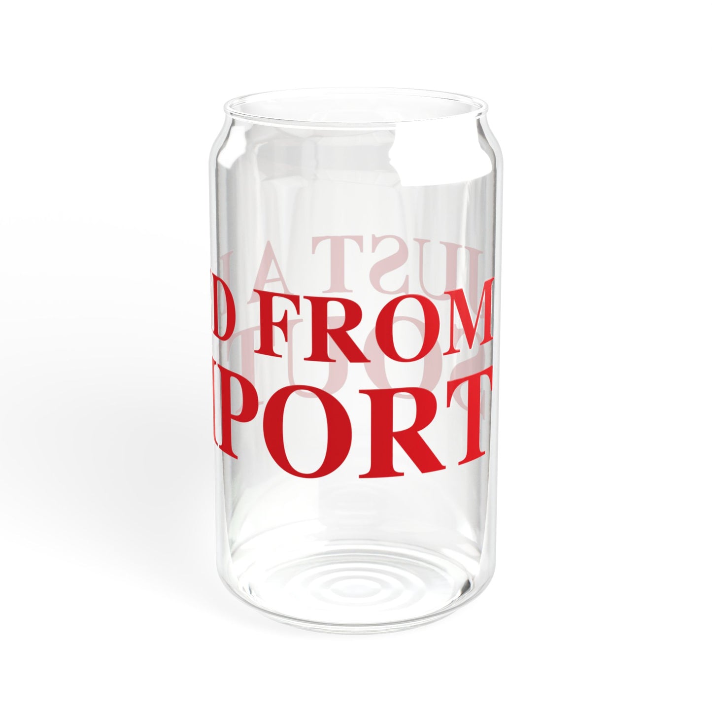 Just a kid from Southport Sipper Glass, 16oz