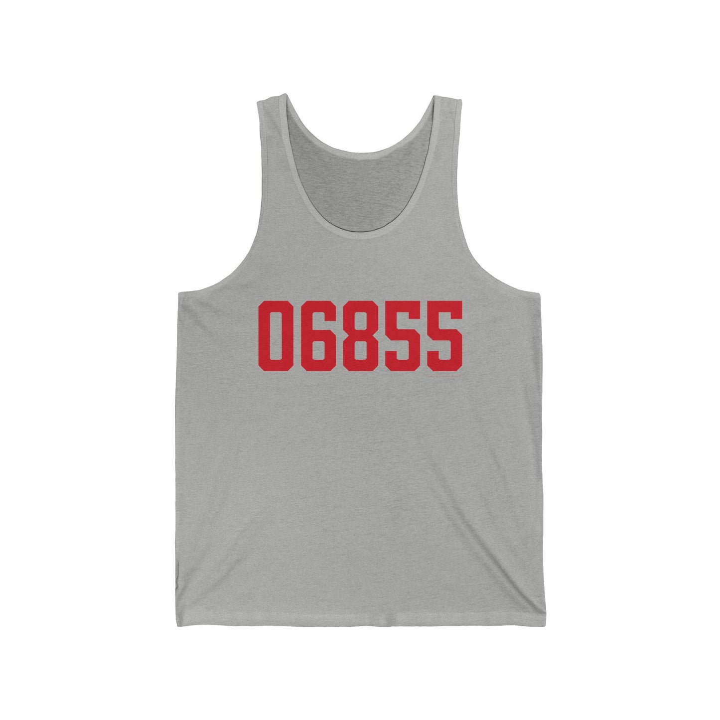 06855 Norwalk Connecticut Zip Code Unisex Jersey Tank Top