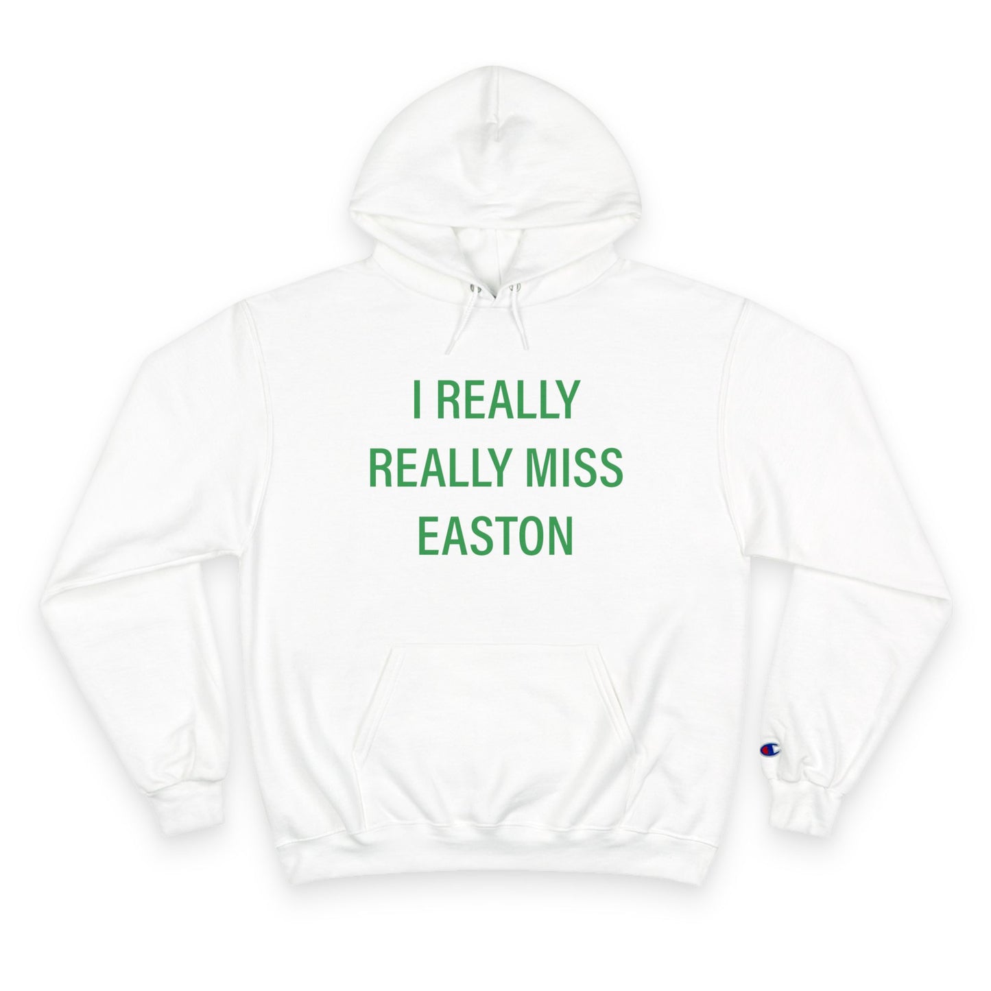 I Really Really Miss Easton Champion Hoodie