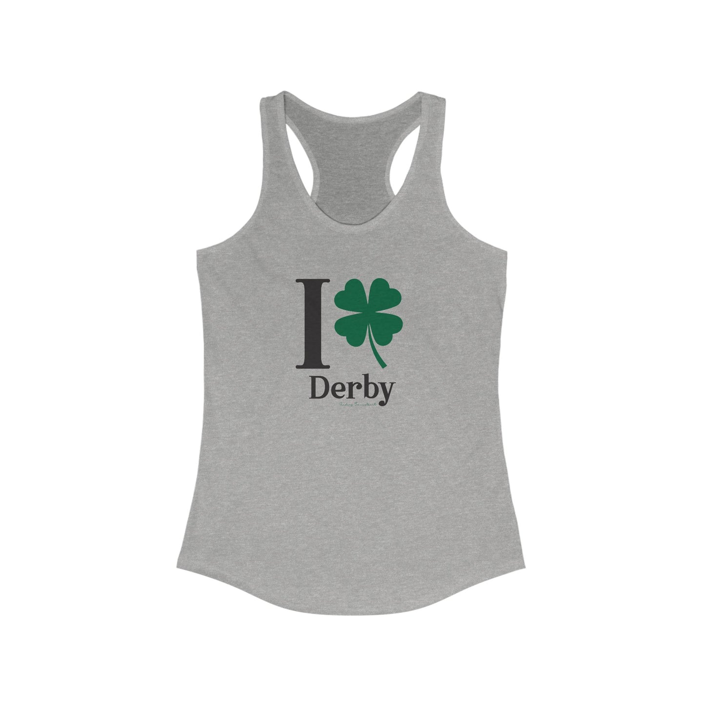 I Clover Derby Women's Ideal Racerback Tank Top