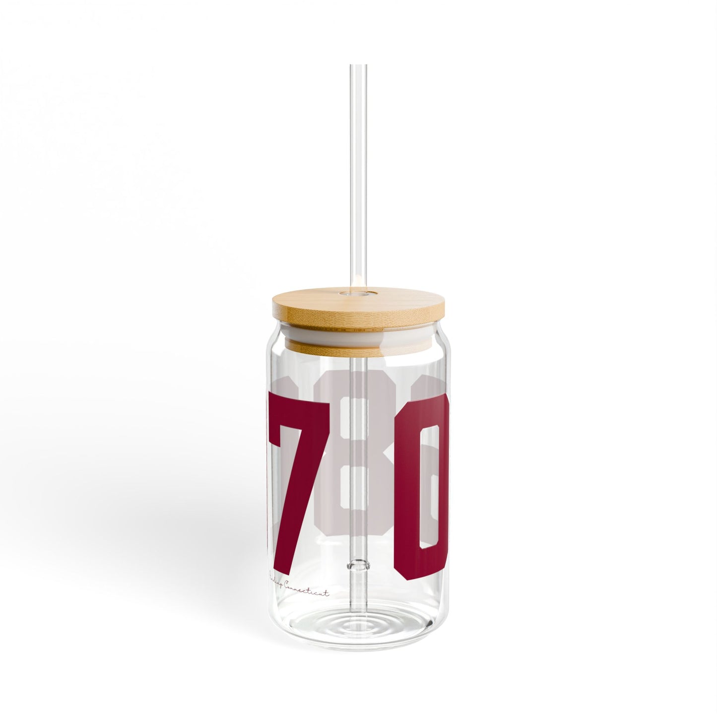 06807 - Greenwich Connecticut Zip Code Sipper Glass, 16oz