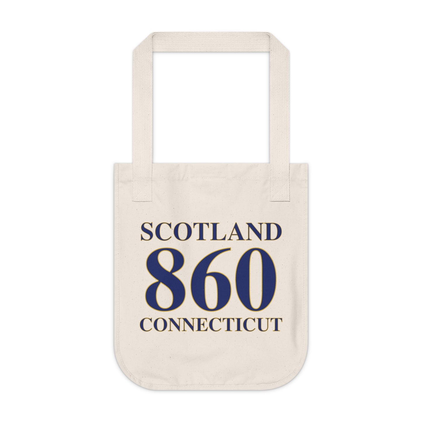 Scotland 860 Connecticut Organic Canvas Tote Bag