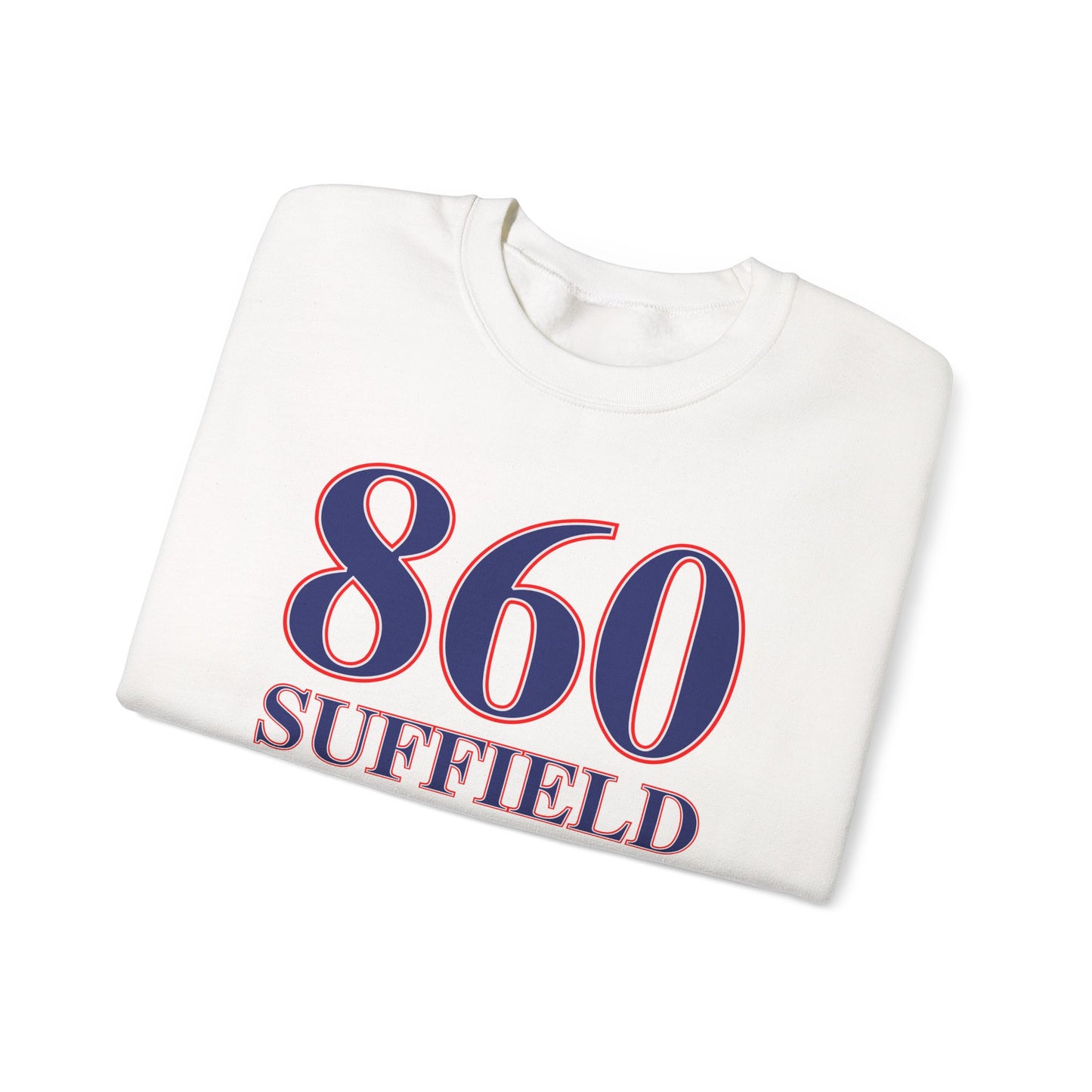 860 Suffield Red White & Blue Unisex Heavy Blend™ Crewneck Sweatshirt