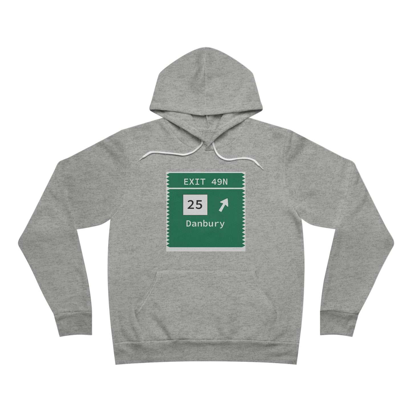 Vintage Merritt Parkway Exit 49N Sign Unisex Sponge Fleece Pullover Hoodie