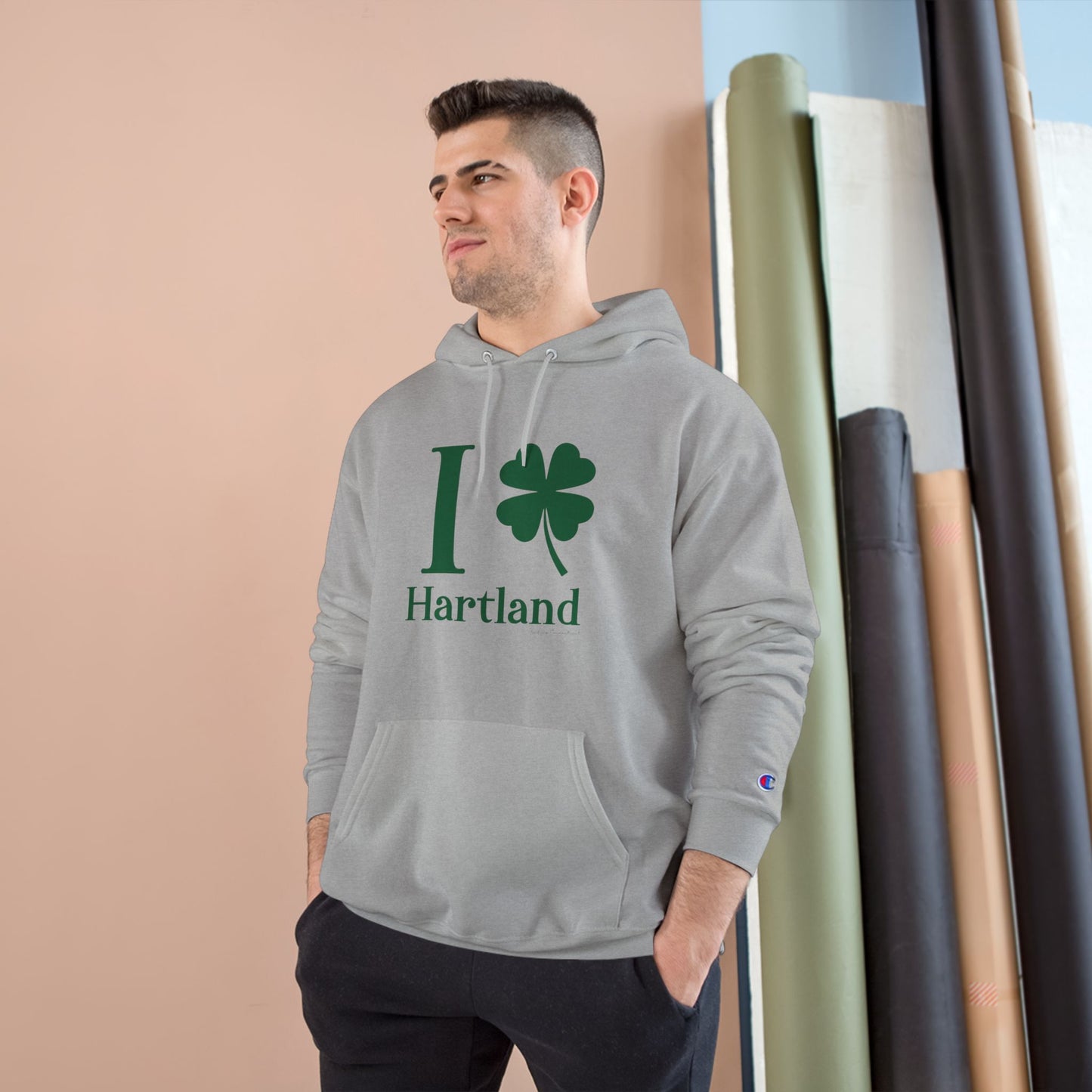 I Clover Hartland Champion Hoodie