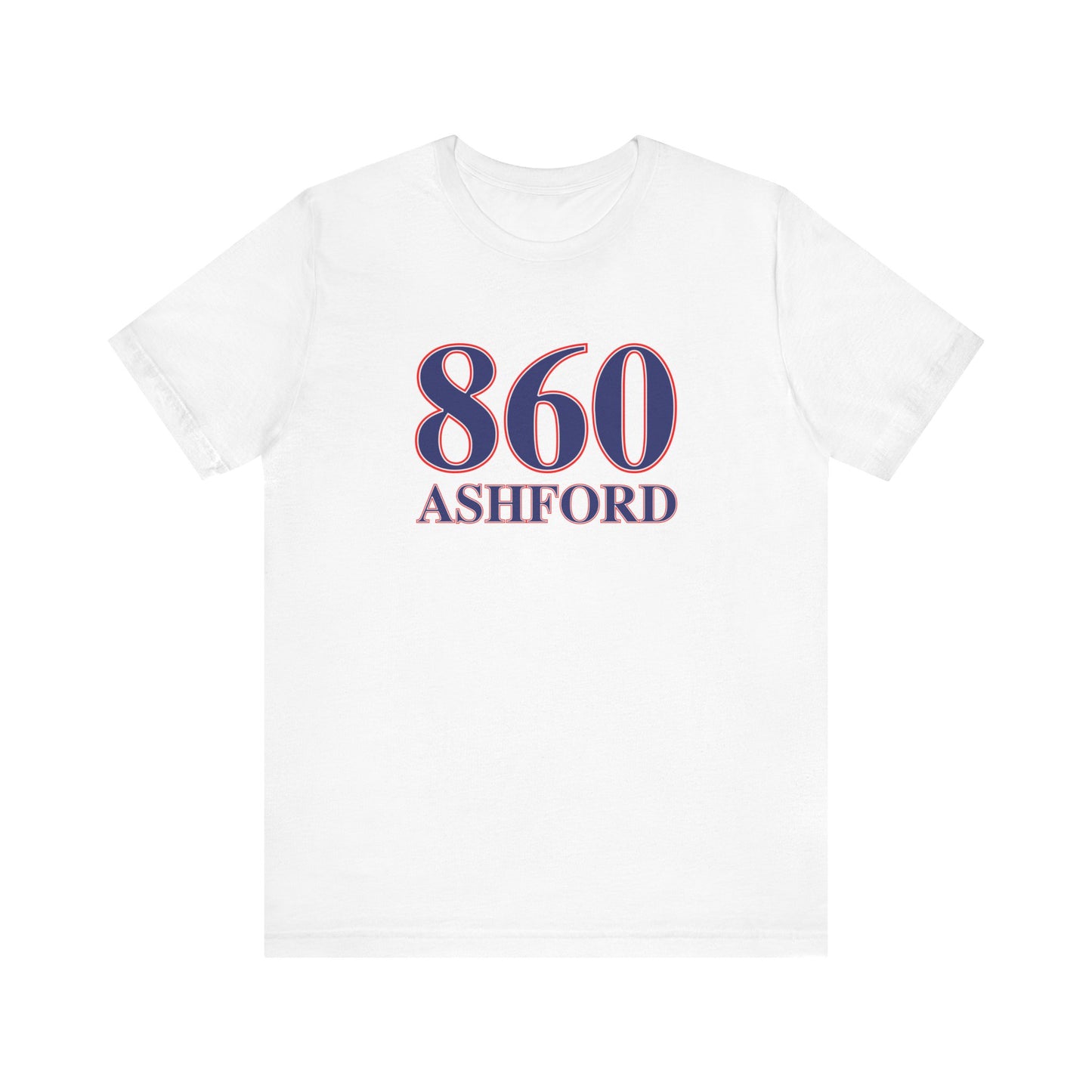 860 Ashford Red White & Blue Unisex Jersey Short Sleeve T-Shirts