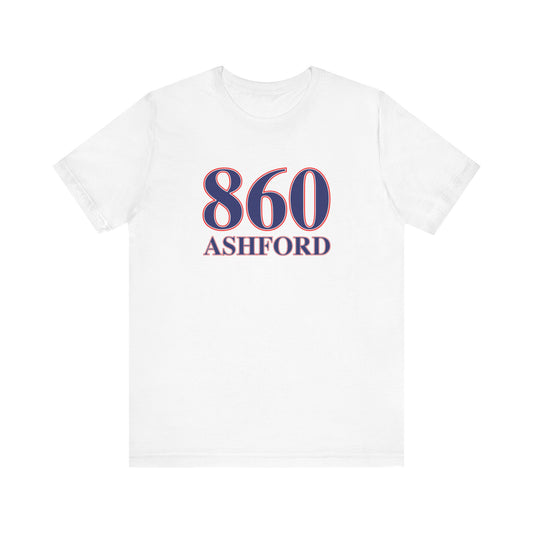 860 Ashford Red White & Blue Unisex Jersey Short Sleeve T-Shirts