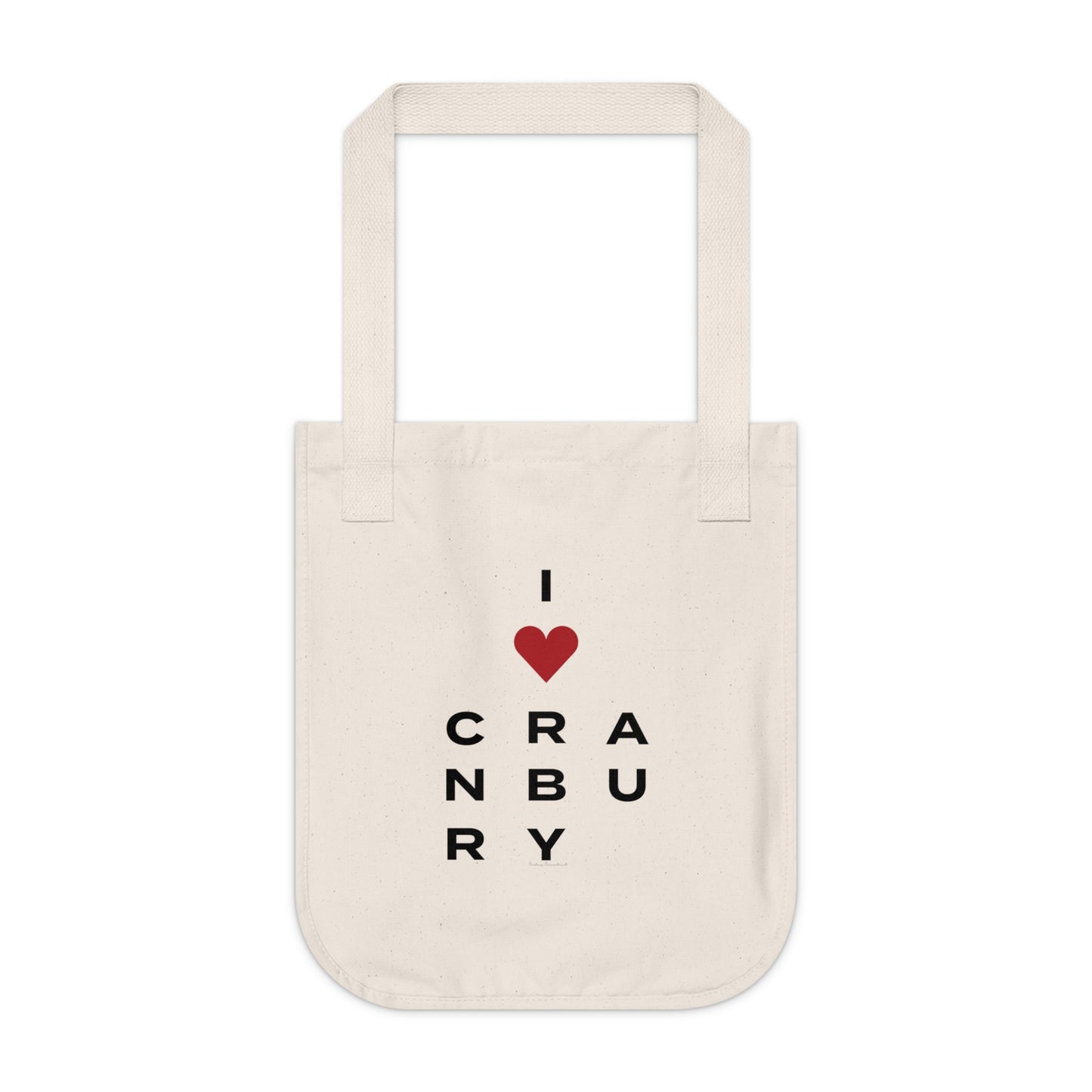 Cranbury Vision Organic Canvas Tote Bag