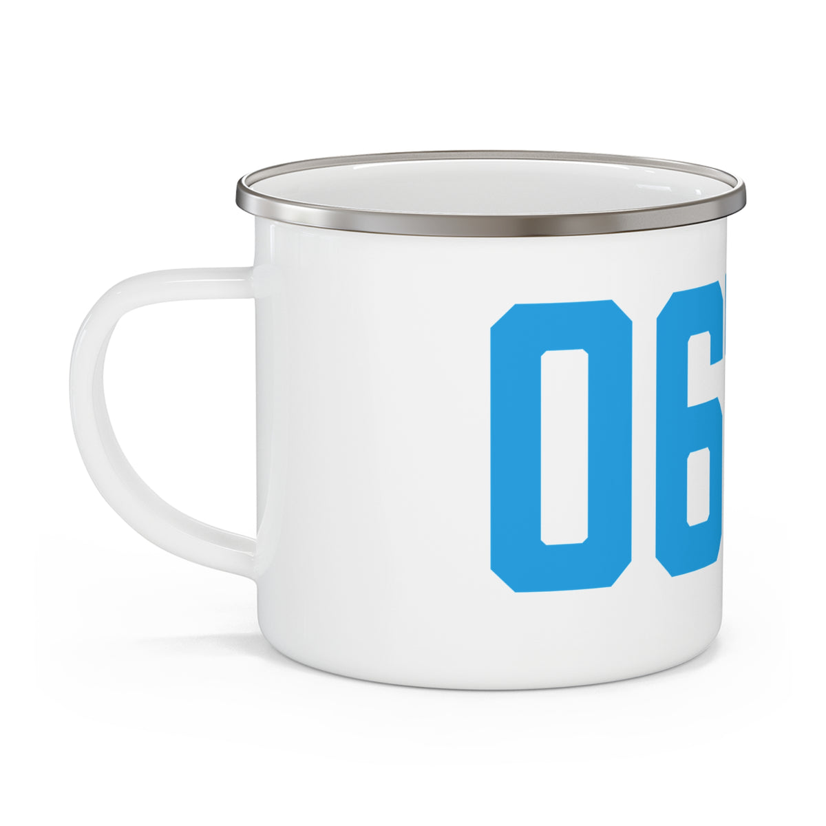 06791 Harwinton Connecticut Zip Code Enamel Camping Mug