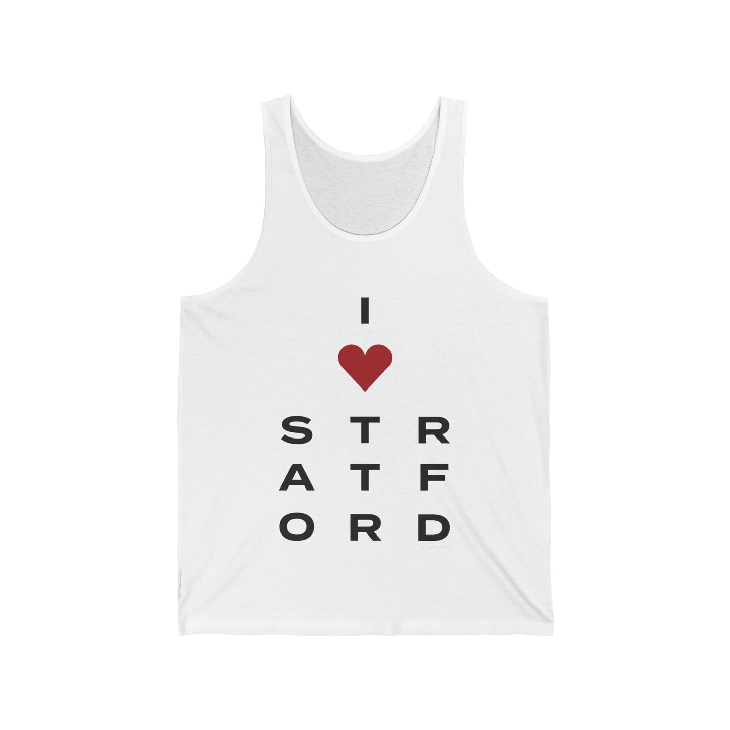 Stratford Vision Unisex Jersey Tank Top