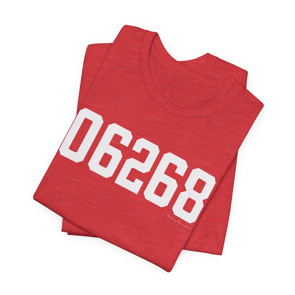 06268 Storrs CT Zip Code Unisex Jersey Short Sleeve T-Shirt