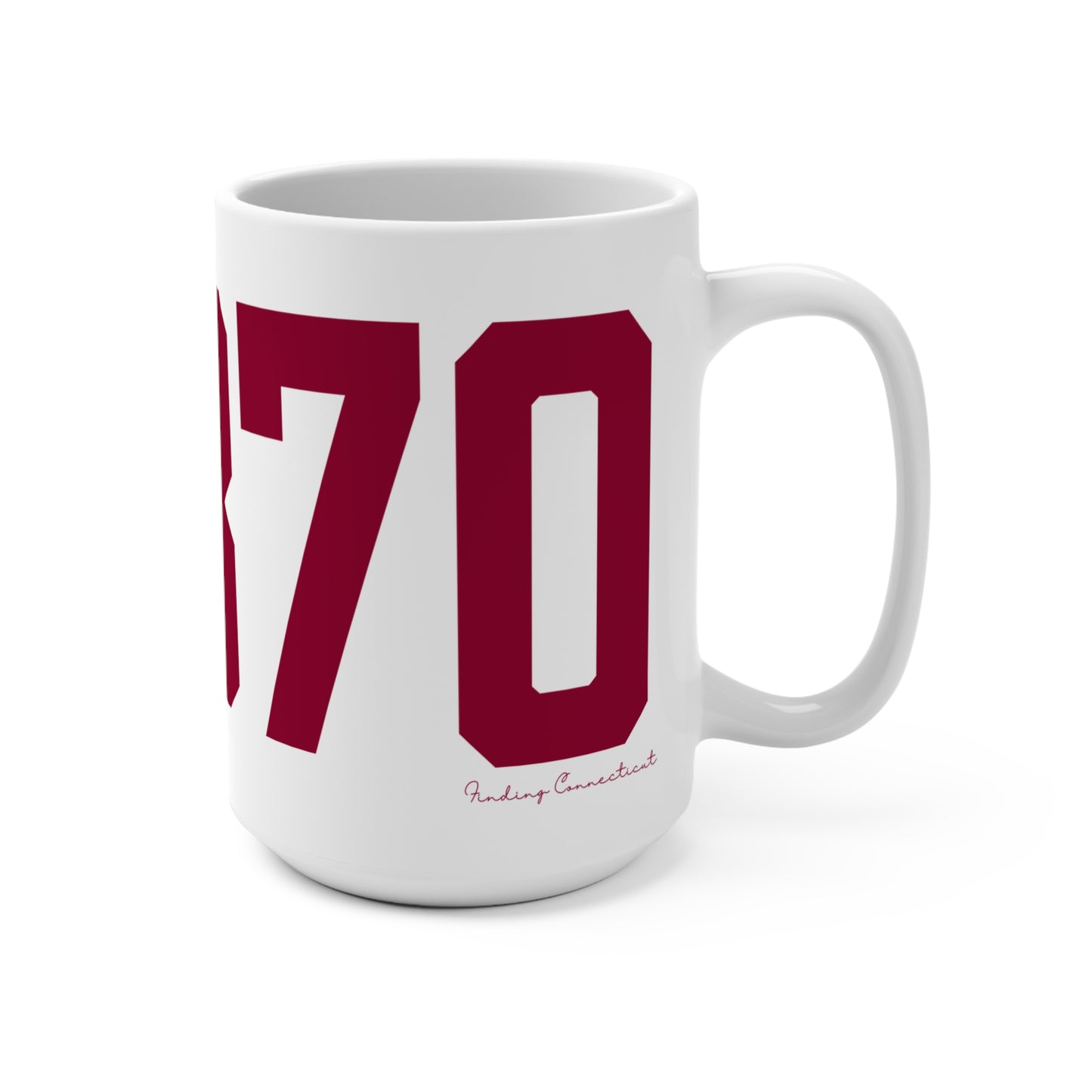 06870 - Greenwich Connecticut Zip Code Mug 15oz