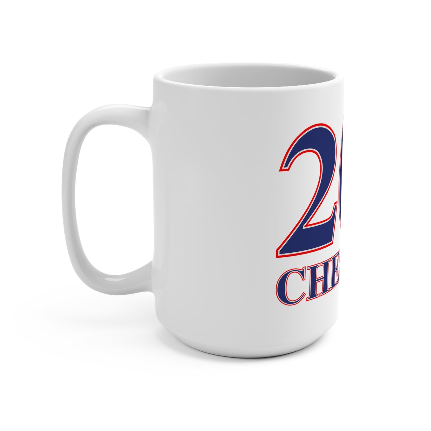 203 Cheshire Red White & Blue Mug 15oz