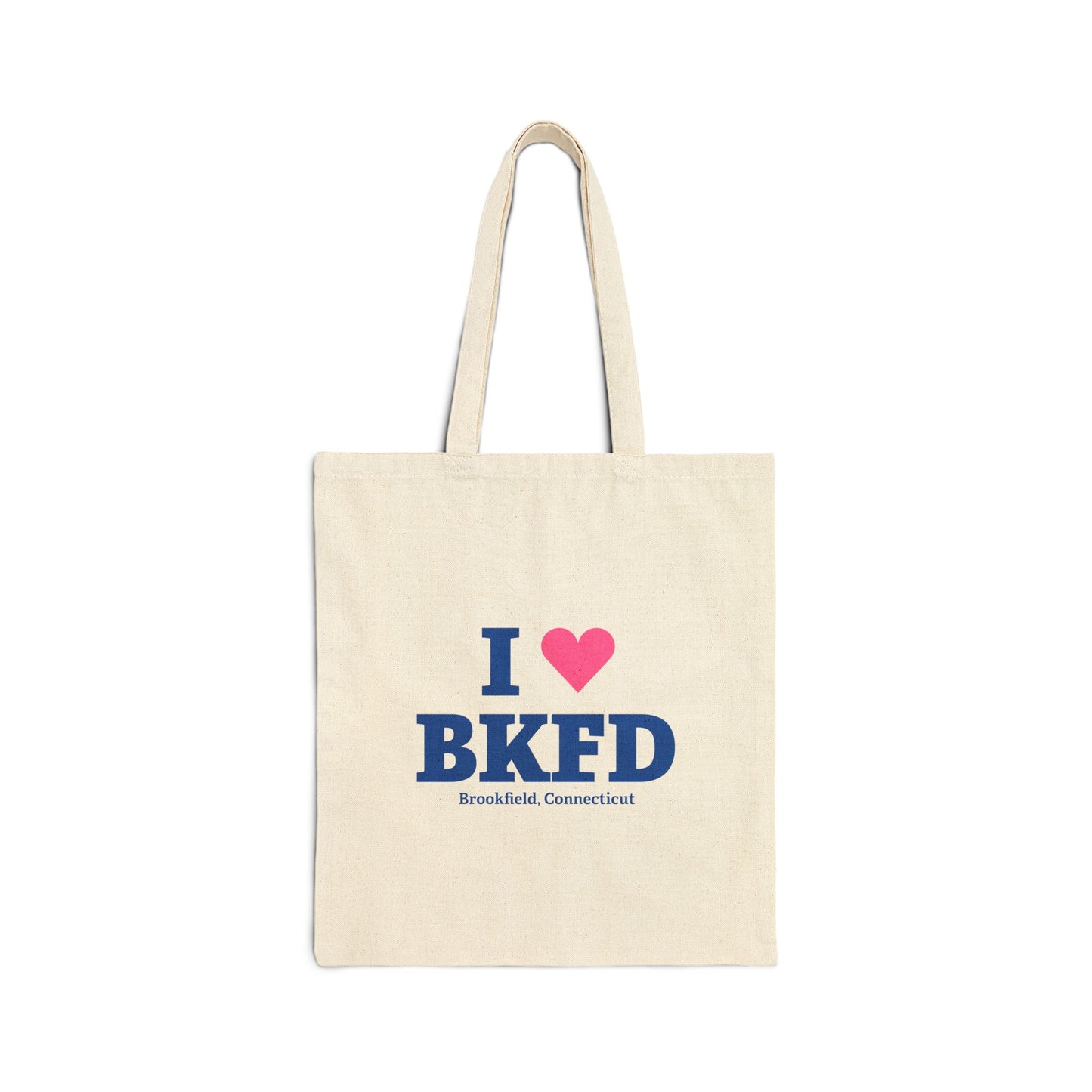 I Heart BKFD Cotton Canvas Tote Bag