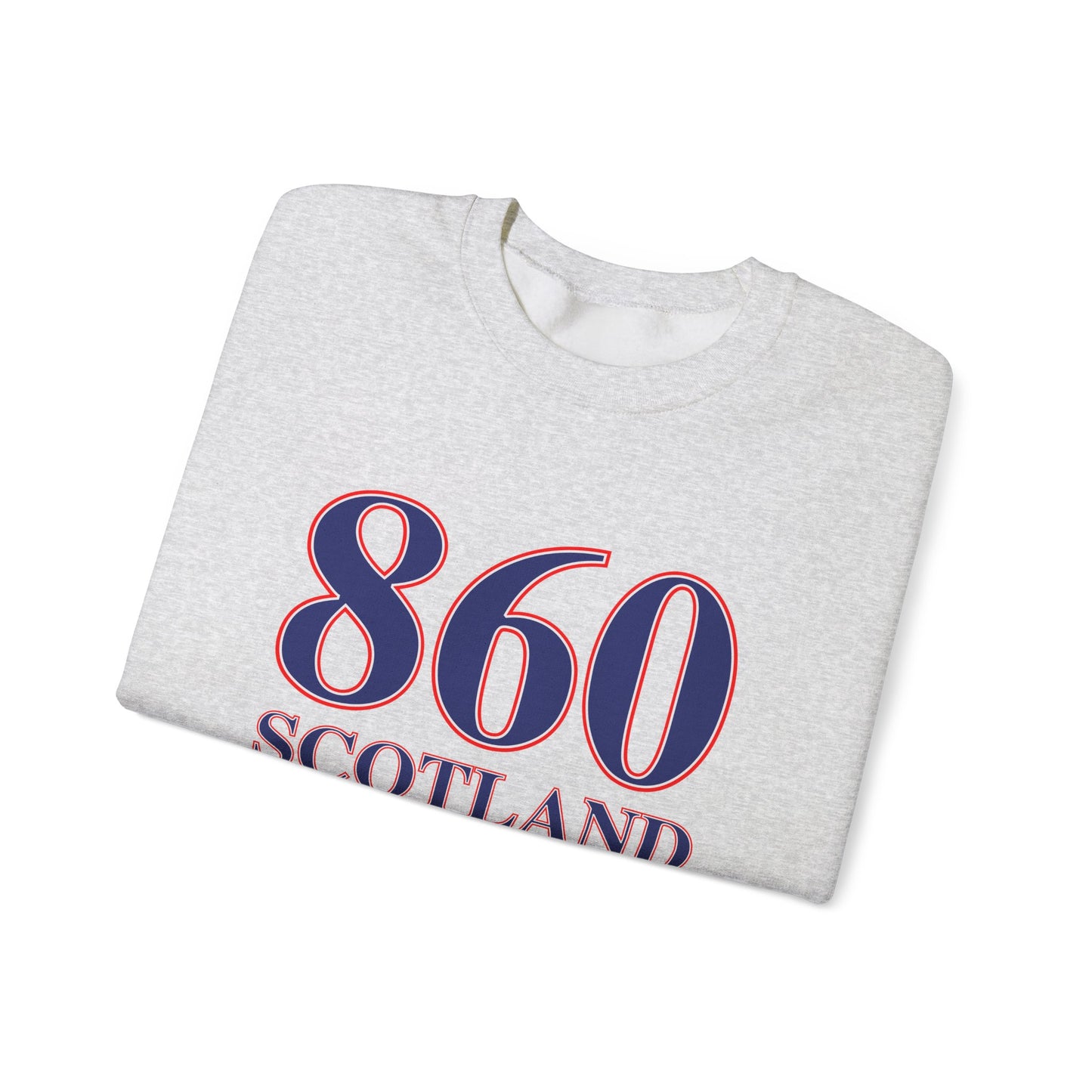 860 Scotland Red White & Blue Unisex Heavy Blend™ Crewneck Sweatshirt