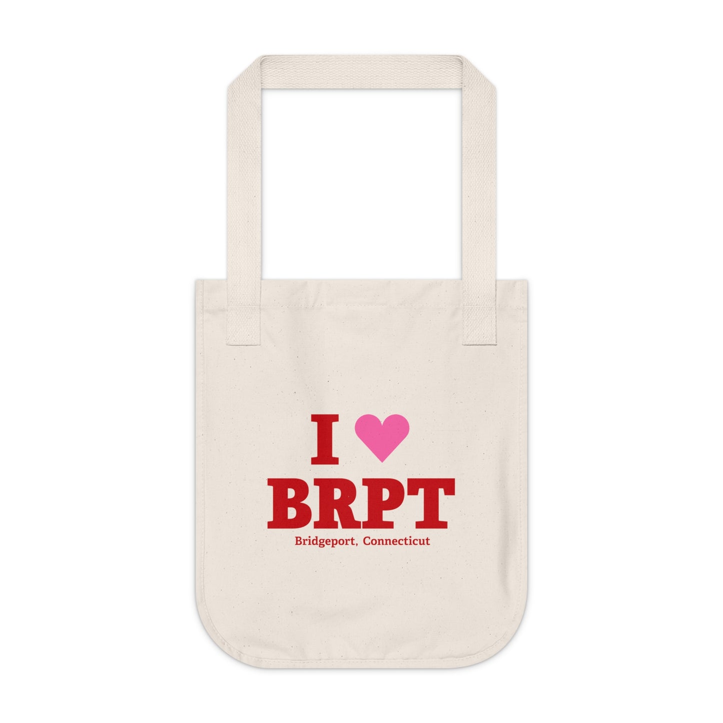 I Heart BRPT Organic Canvas Tote Bag