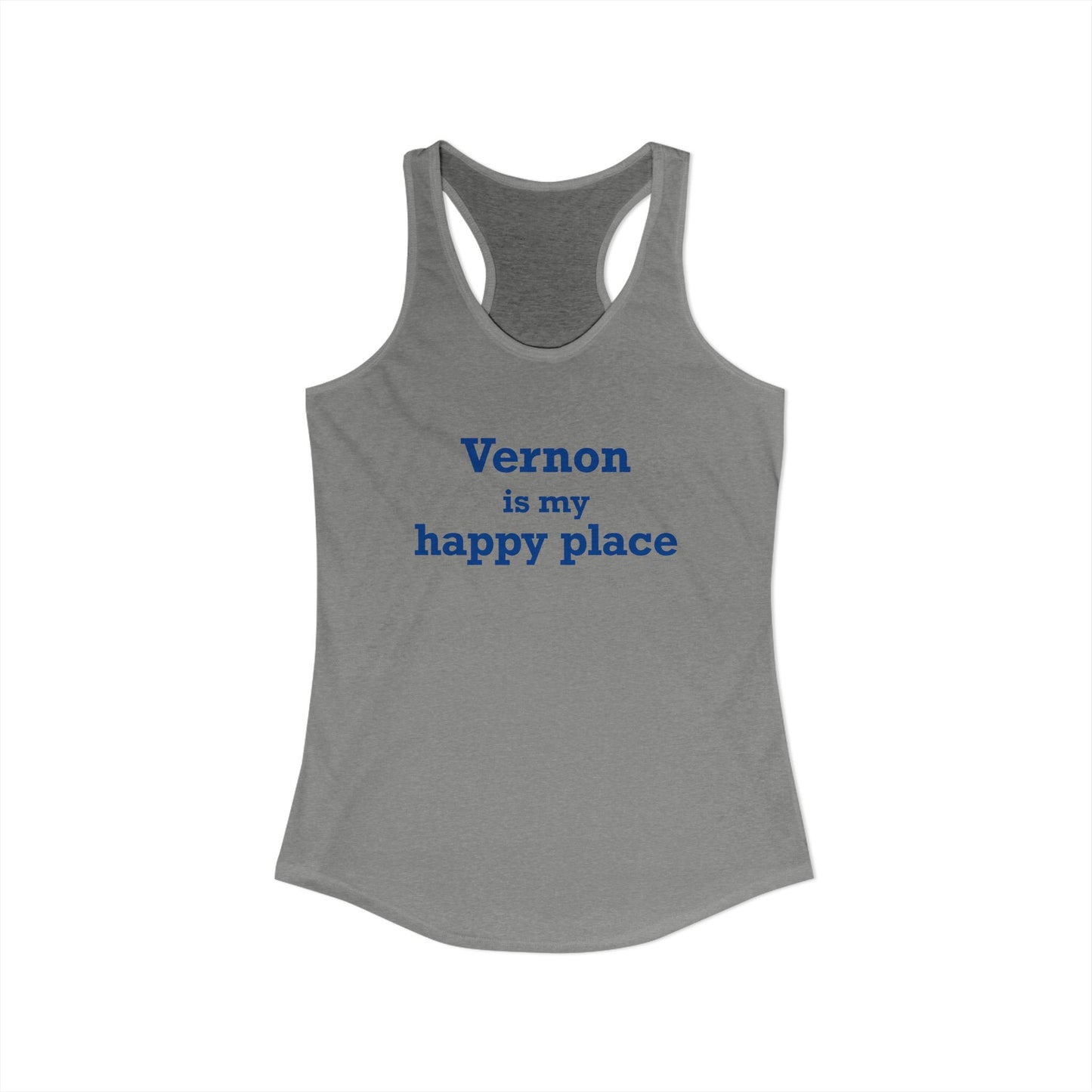 Vernon is My Happy Place
Women's Ideal Racerback Tank Top
