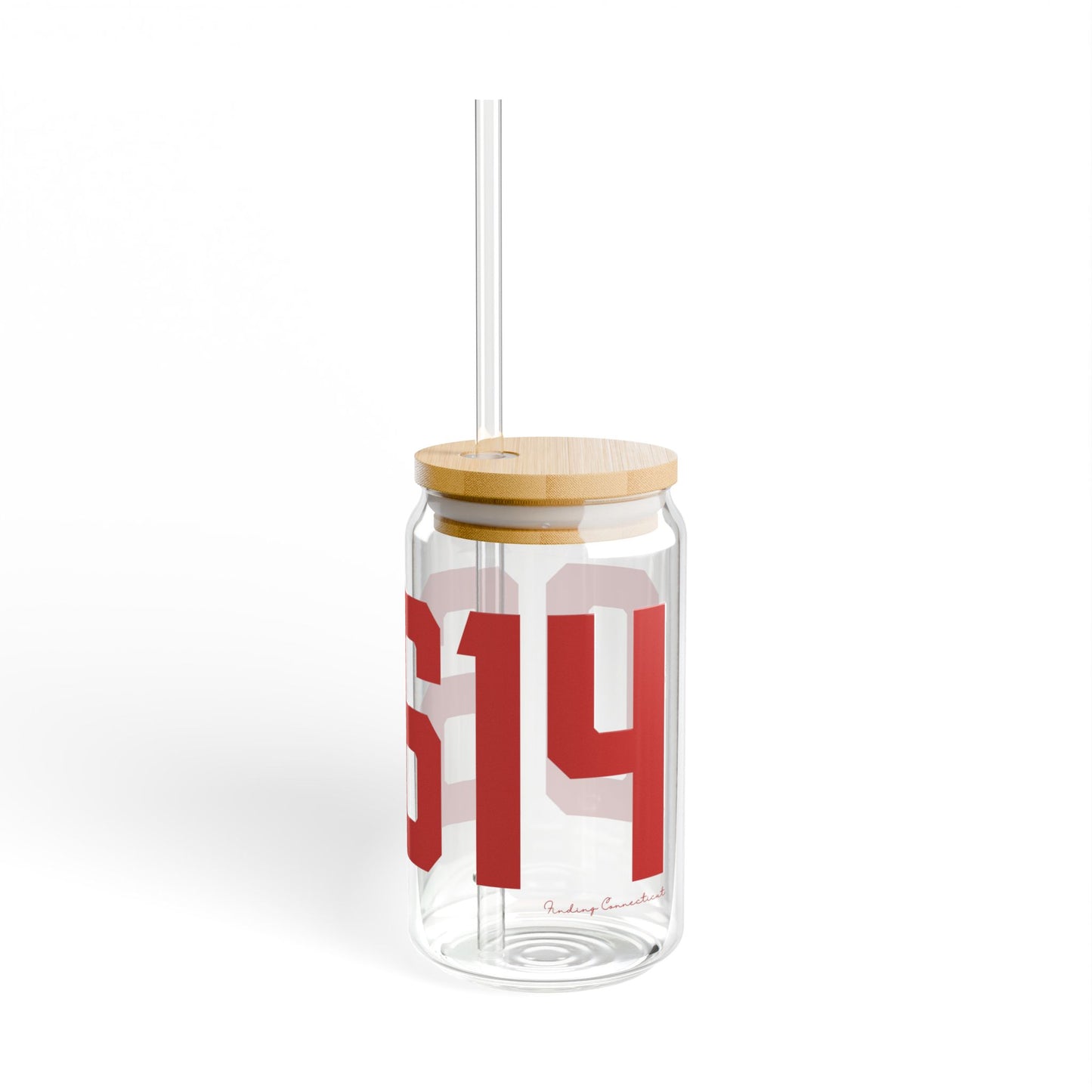 06614 - Stratford Connecticut Zip Code Sipper Glass, 16oz
