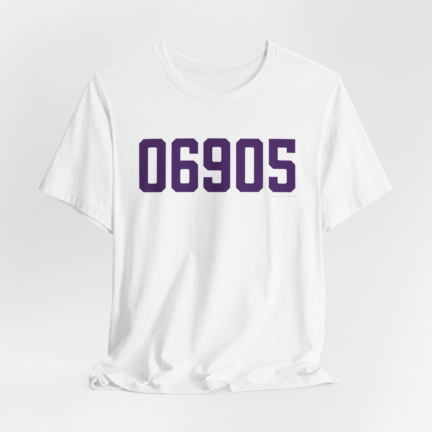 06905 Stamford Connecticut Zip Code Unisex Jersey Short Sleeve T-Shirt
