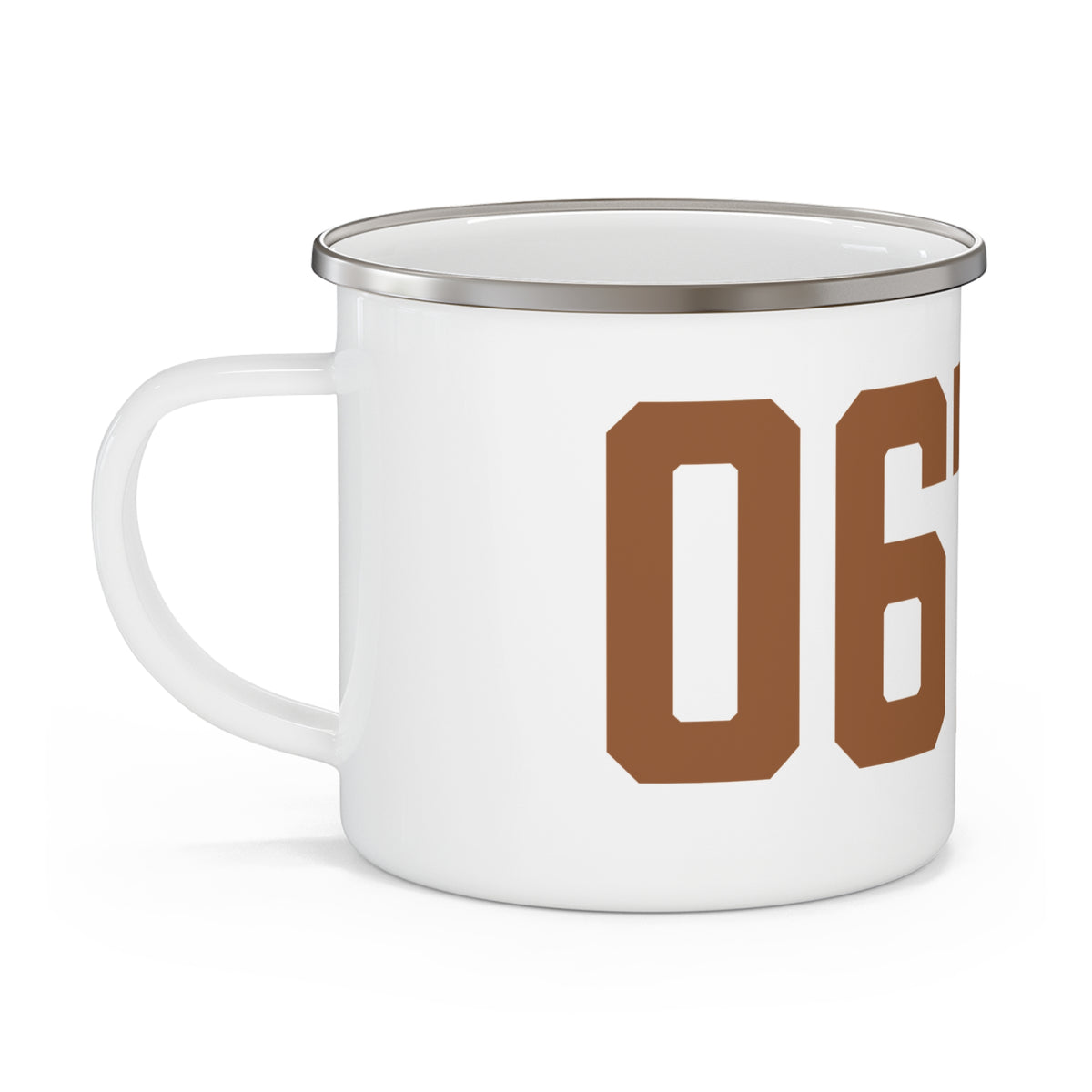 06787 Thomaston Connecticut Zip Code Enamel Camping Mug