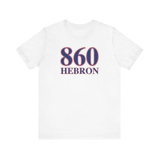 860 Hebron Red White & Blue Unisex Jersey Short Sleeve T-Shirt