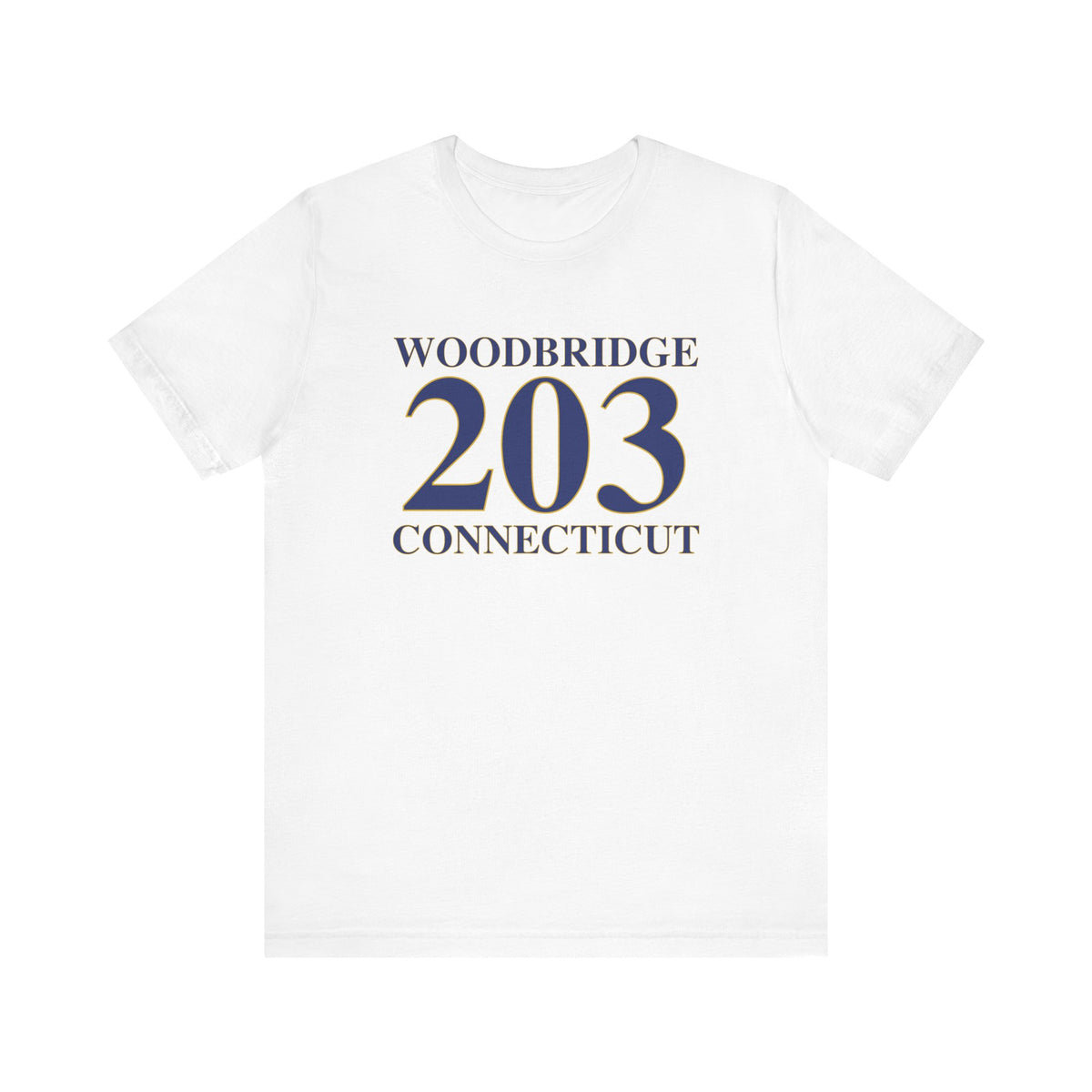 Woodbridge 203 Connecticut Unisex Jersey Short Sleeve T-Shirt