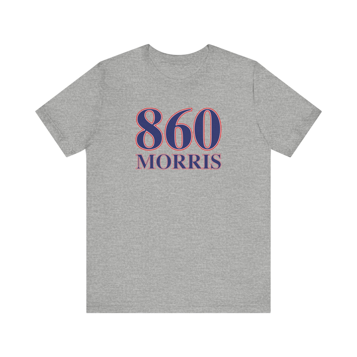 860 Morris Red White & Blue Unisex Jersey Short Sleeve T-Shirt
