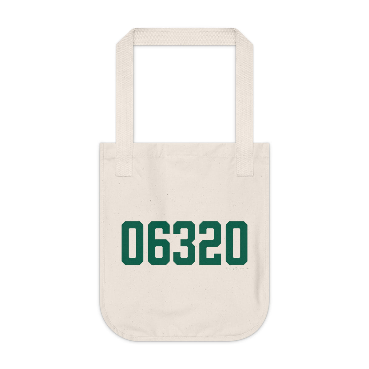 06320 New London Connecticut Zip Code Organic Canvas Tote Bag