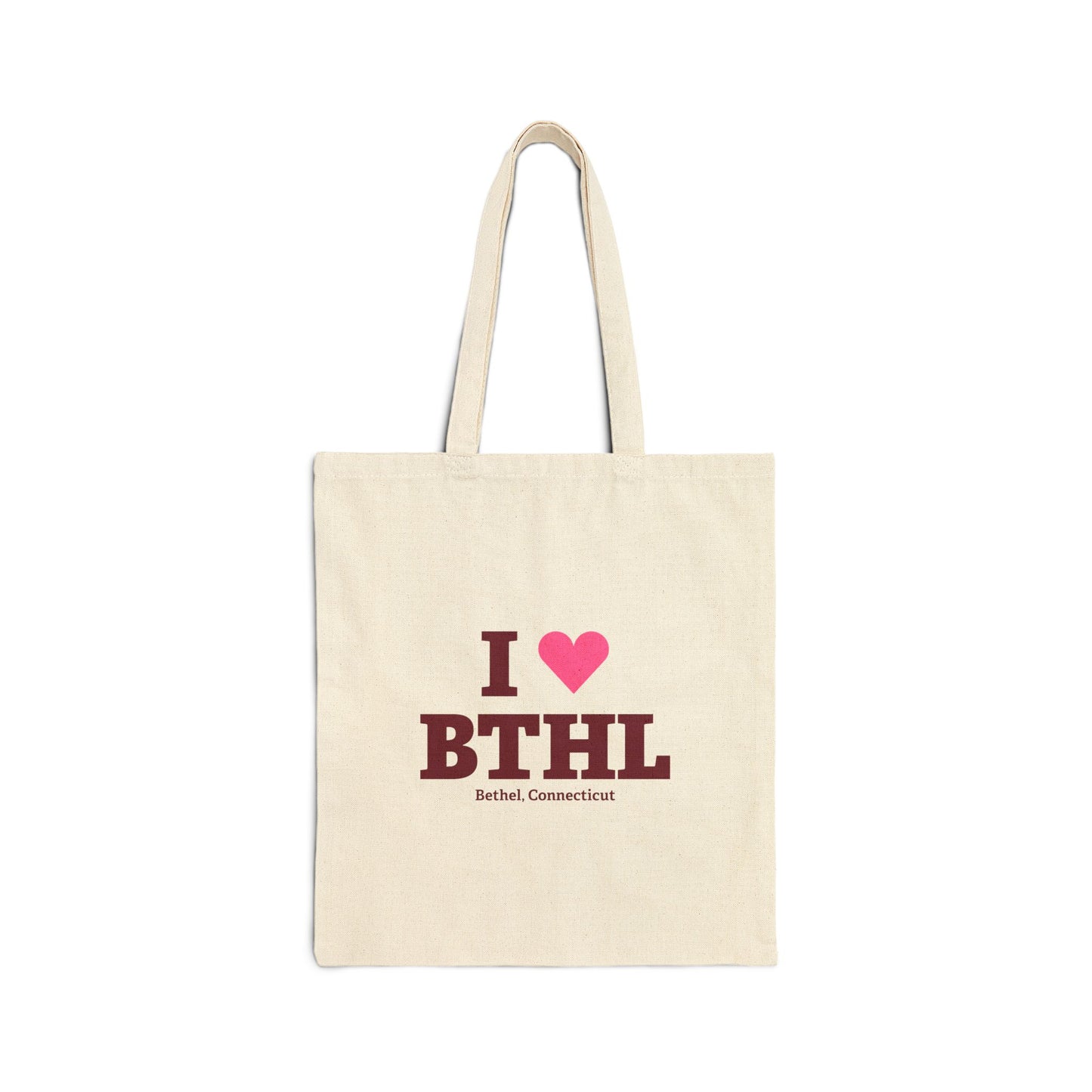 I Heart BTHL Cotton Canvas Tote Bag
